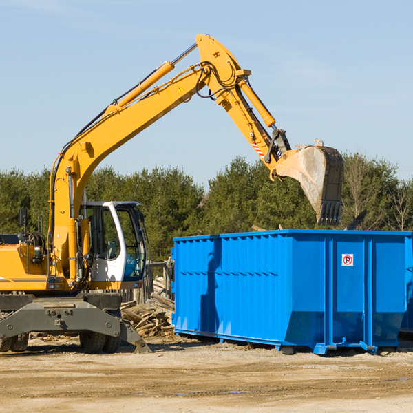 can i request a rental extension for a residential dumpster in Chouteau OK